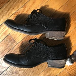 Black Frye Carson Oxfords, Size 6